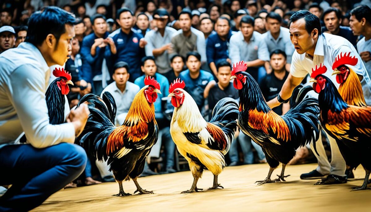 Analisis Pertandingan Sabung Ayam