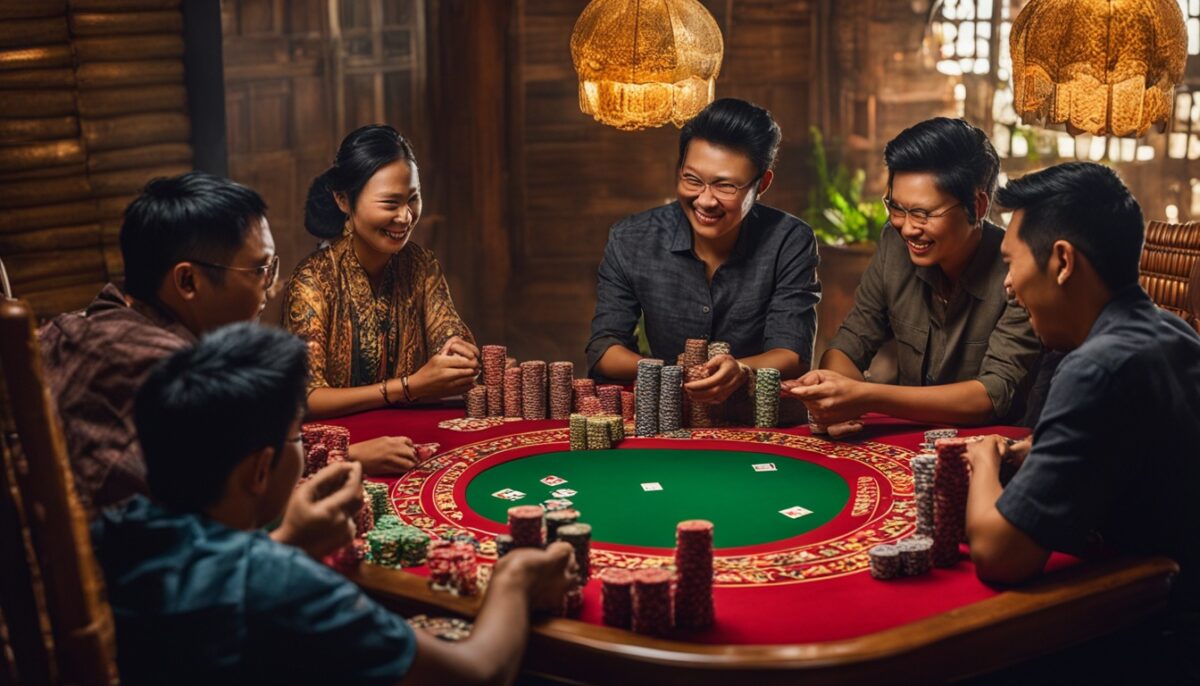 Komunitas pemain judi poker Indonesia online